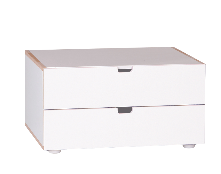Kommode med to skuffer