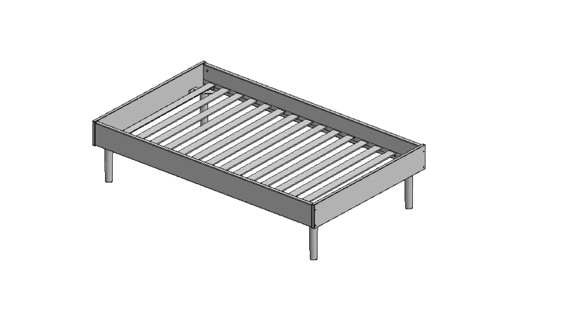 Samlevejledning til Retro seng, model 12060-12090
