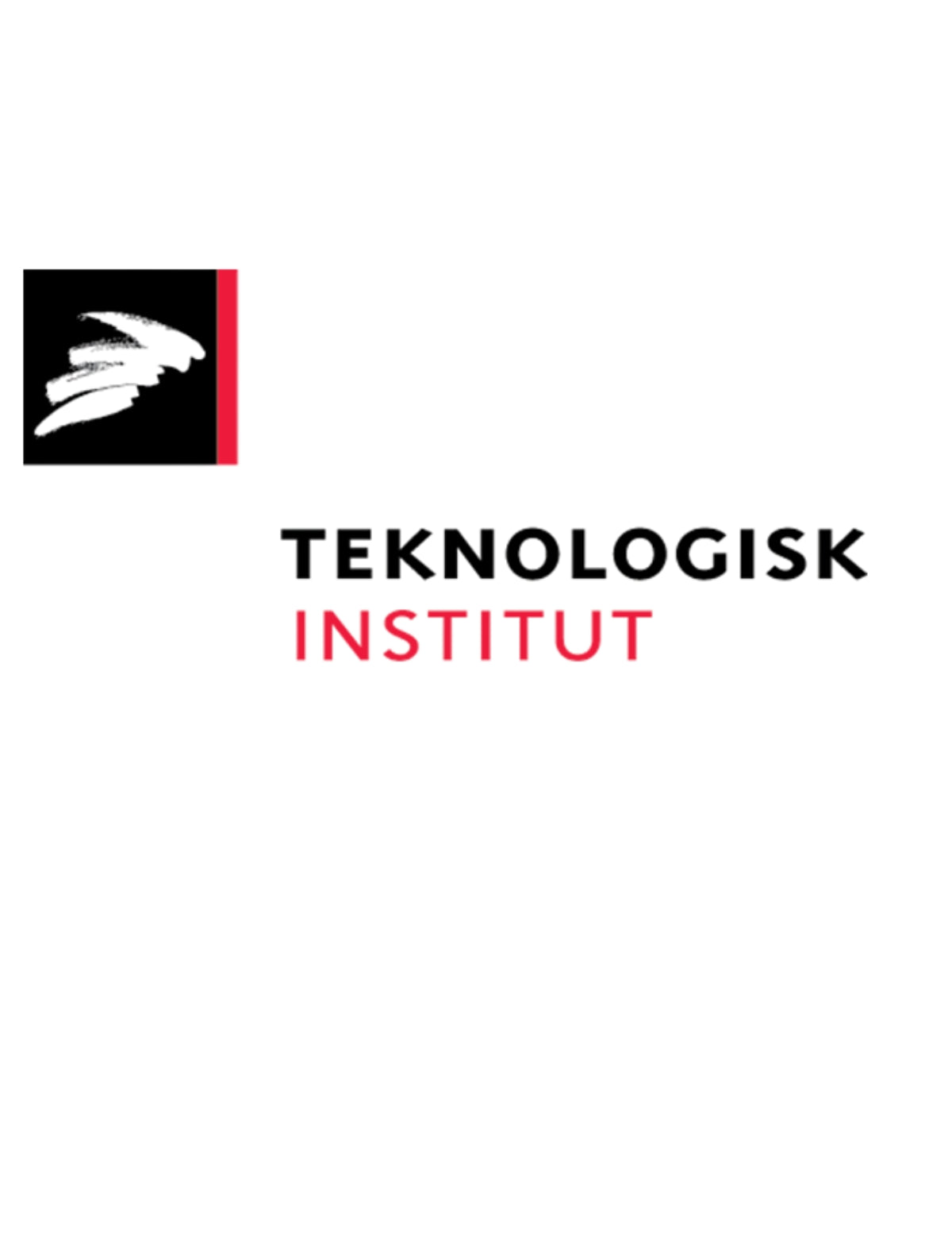 Logo for Teknologisk Institut i Danmark, der tester møbler