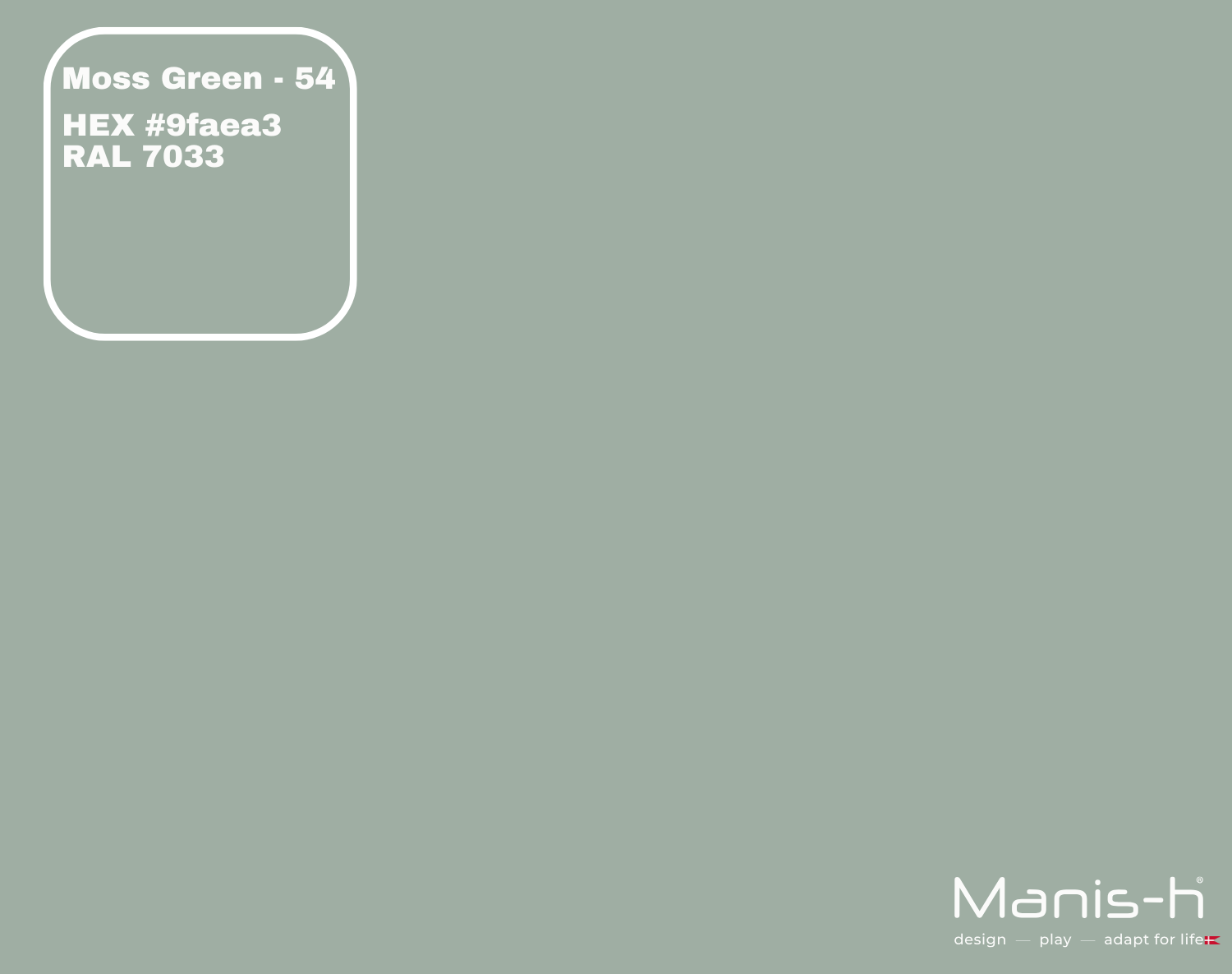 3-i-1 stol i farven Moss Green