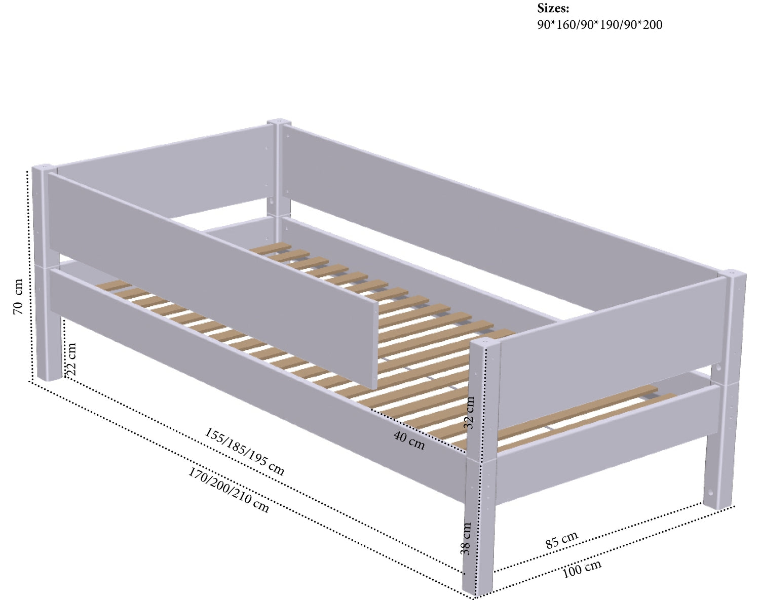Design Sänghäst öppen