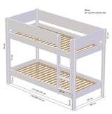 Sängstege med 51 cm ben för halvhög säng