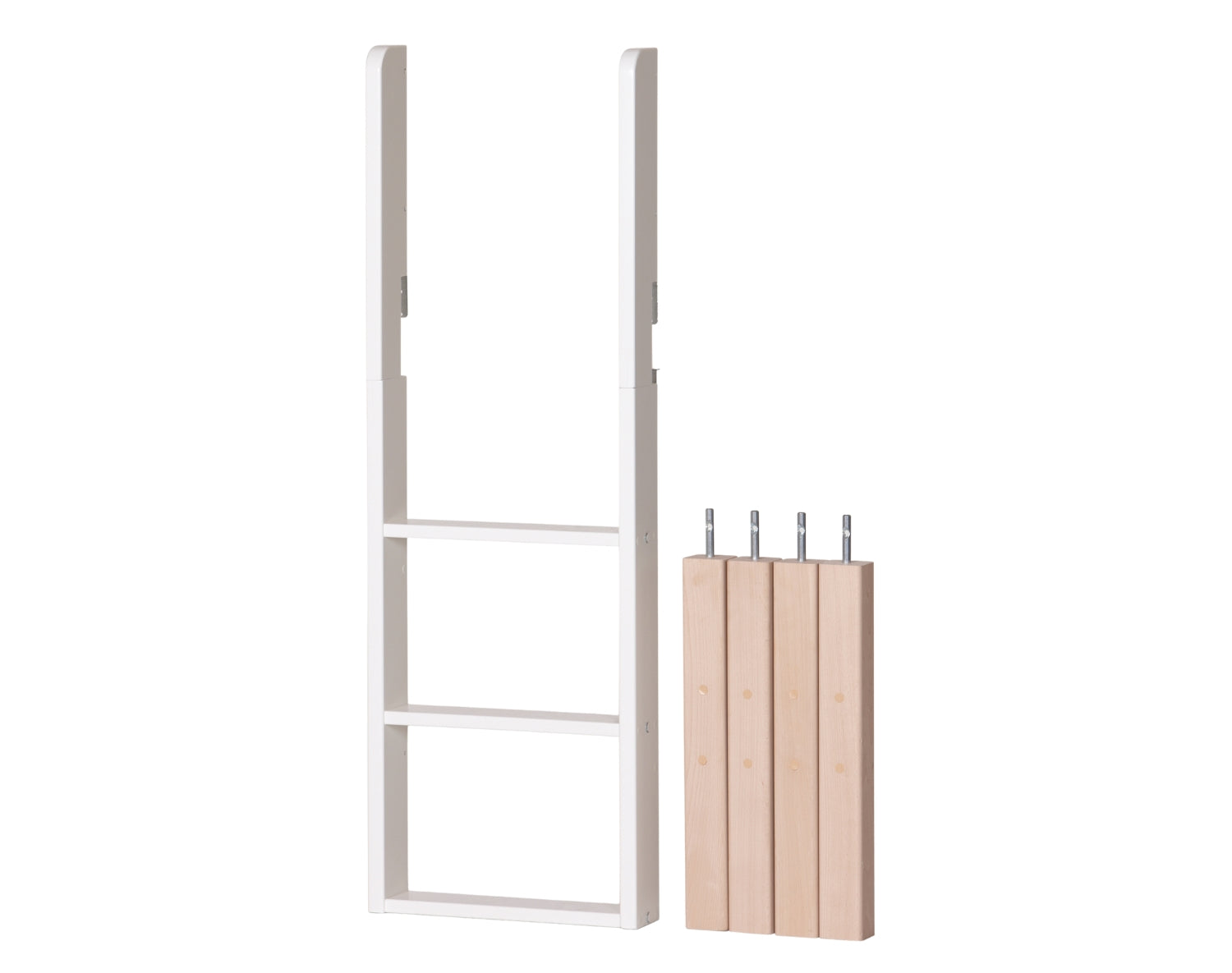 Sängstege med 51 cm ben för halvhög säng