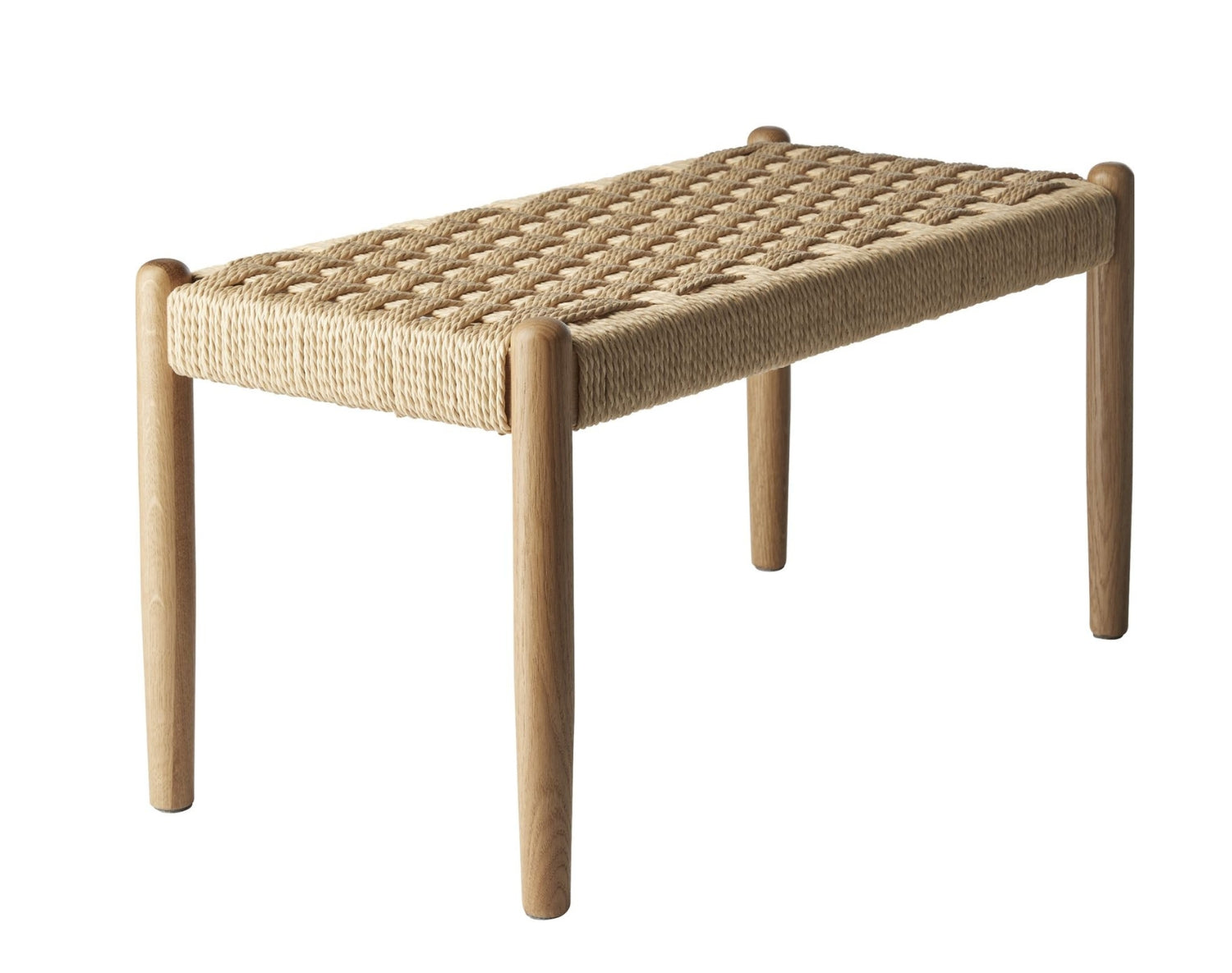 Børnebænk i massiv eg