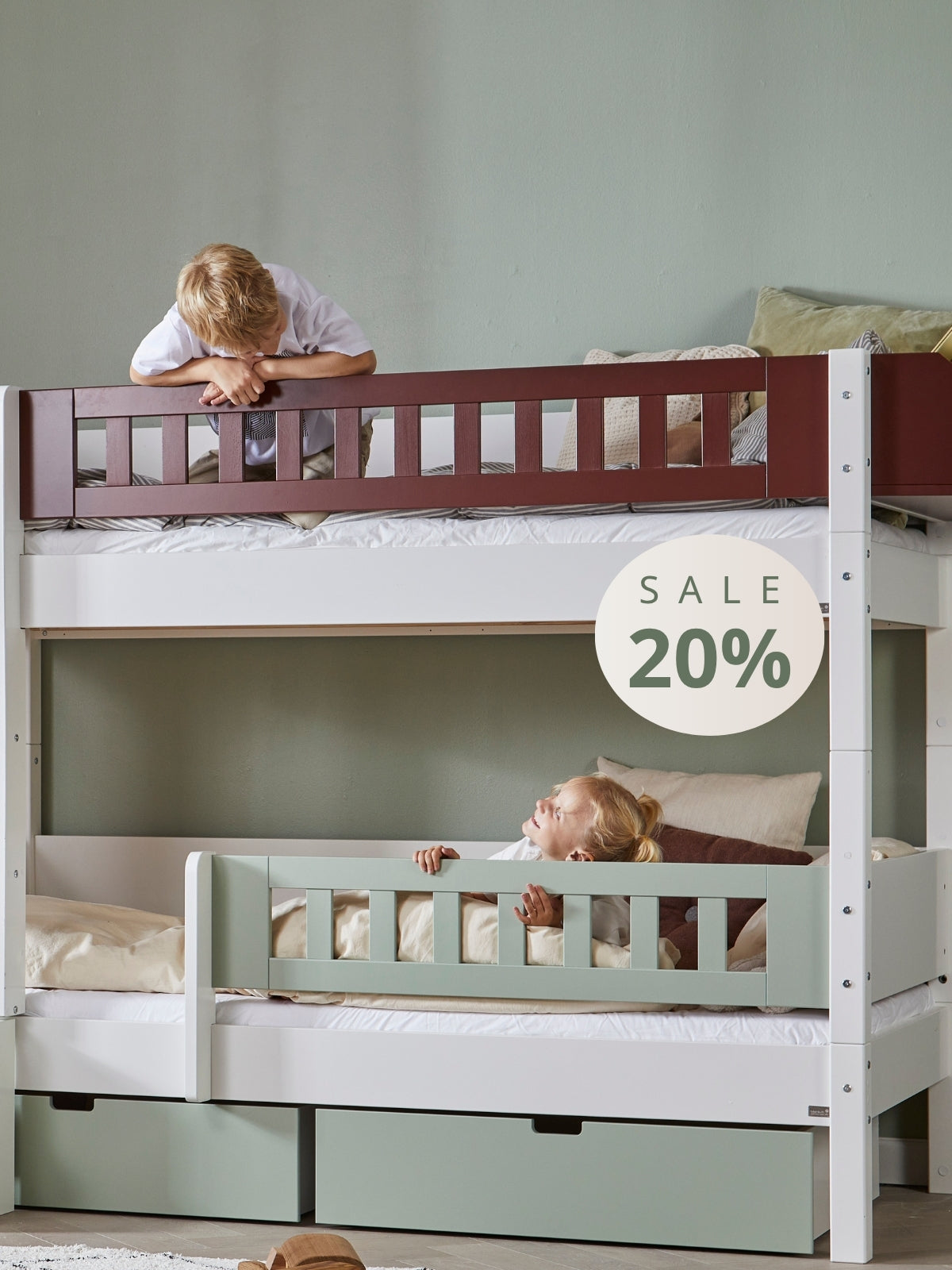 Spara 20% på alla sängar och möbler 💛