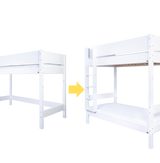 Mellanhög säng till hög våningssäng - Lepus - Lepus - Café Latte - 55