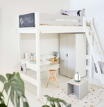 Skrivbord för högsäng