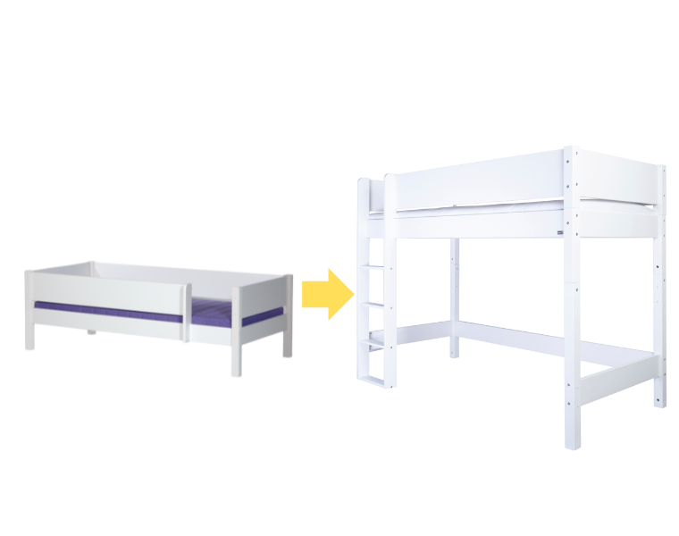 Briks til mellemhøj seng - Moon - Moon - Light green - 54