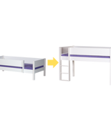 Brix för halvhög säng - Saturnus - höjdsäng - Saturnus - Ljusgrön - 54