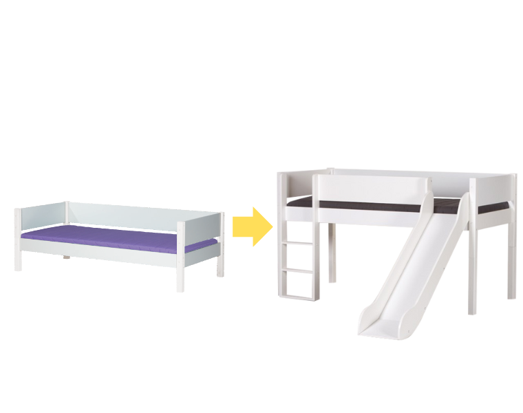 Öppet sängbord med rutschkana - Mensa - Mensa - Café Latte - 55