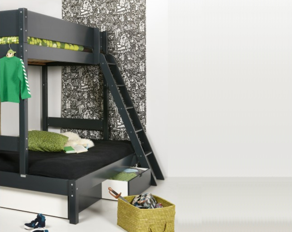 Sängstege och 85 cm ben för kombinerad våningssäng